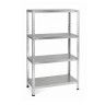 Estante de 4 Prateleiras 1370x700x300mm Metálica Estante de 4 Prateleiras 1370x700x300mm Metálica