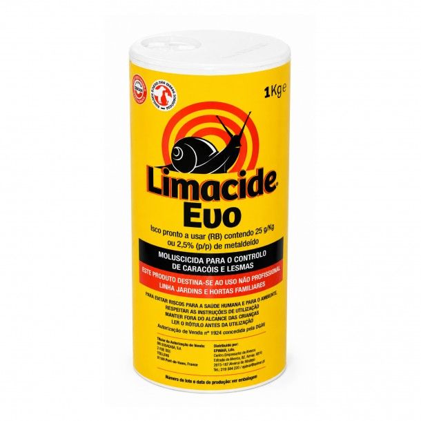 Anti Lesmas e Caracóis Limacide Evo 1Kg Anti Lesmas e Caracóis Limacide Evo 1Kg