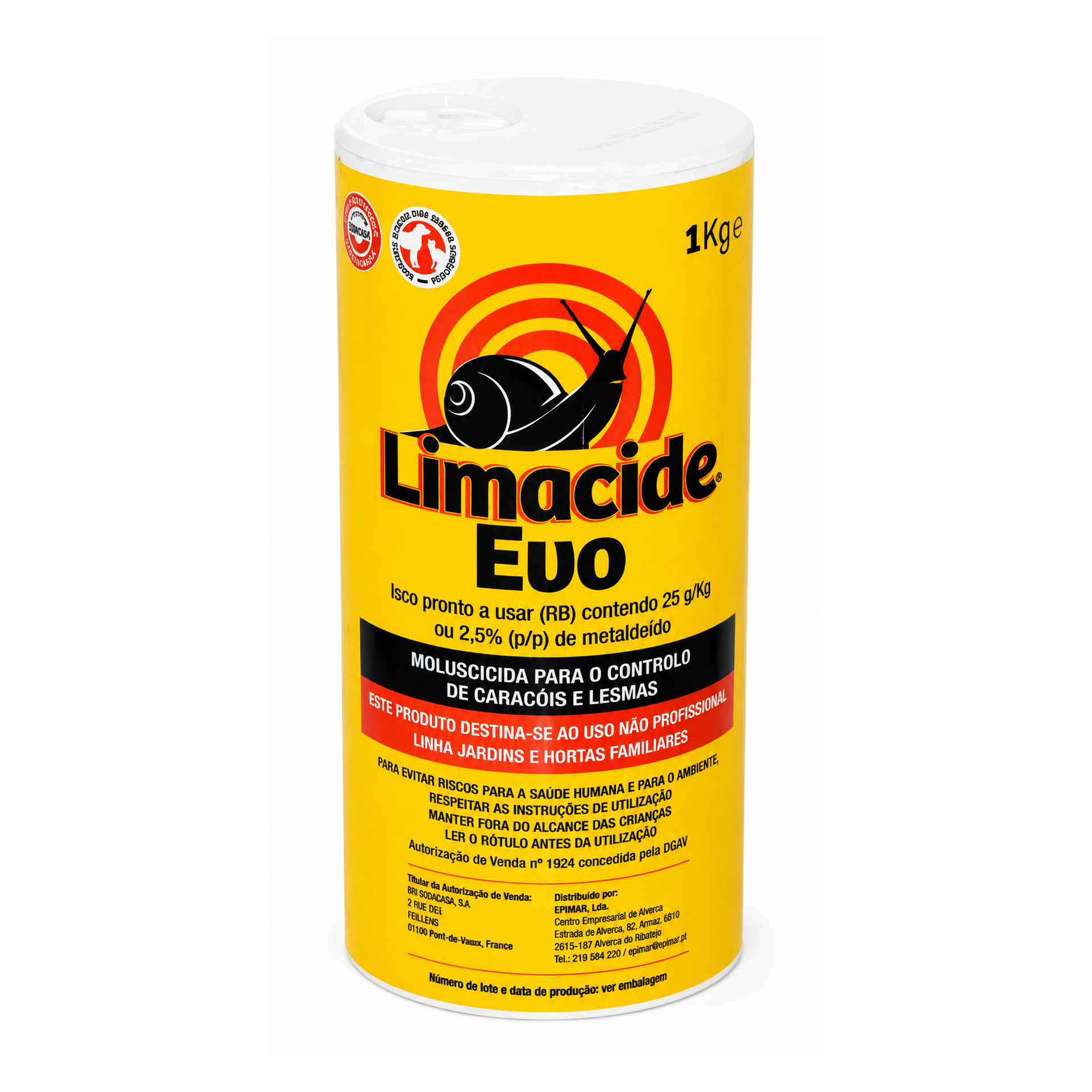 Anti Lesmas e Caracóis Limacide Evo 1Kg
