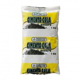 Cimento Cola B�sico Cinza 1Kg Sodacasa