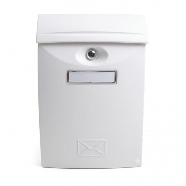 Caixa de Correio PVC Branca 240x340mm Caixa de Correio PVC Branca 240x340mm