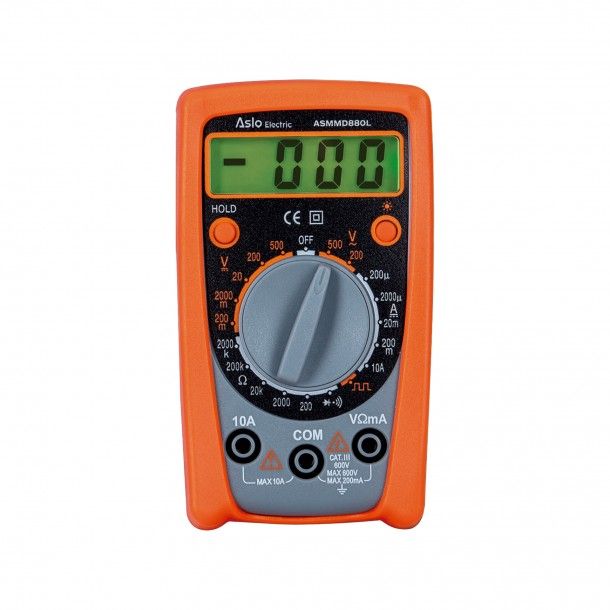 Mini Multímetro Digital 880L CATIII 600V Aslo Mini Multímetro Digital 880L CATIII 600V Aslo