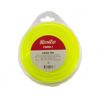 Fio Nylon Redondo Amarelo 3mmx15M Macfer
