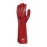 Luvas Químicas PVC 40cm Tam. XL Vermelha Delta Plus Luvas Químicas PVC 40cm Tam. XL Vermelha Delta Plus