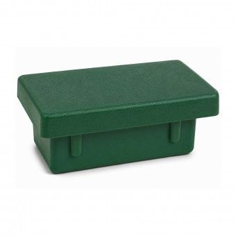 Tampa para Poste Vedação 6x4cm Plástico Verde 2 Uni Tampa para Poste Vedação 6x4cm Plástico Verde 2 Uni