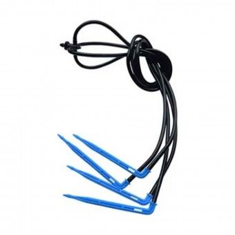 Gotejador 8L/h com 4 Sa�das Microtubo/Piqueta 60cm Aqua Control Kit