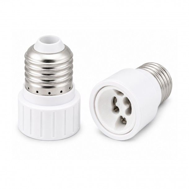 Casquilho Adaptador para Lâmpada E27 a GU10 GSC Casquilho Adaptador para Lâmpada E27 a GU10 GSC