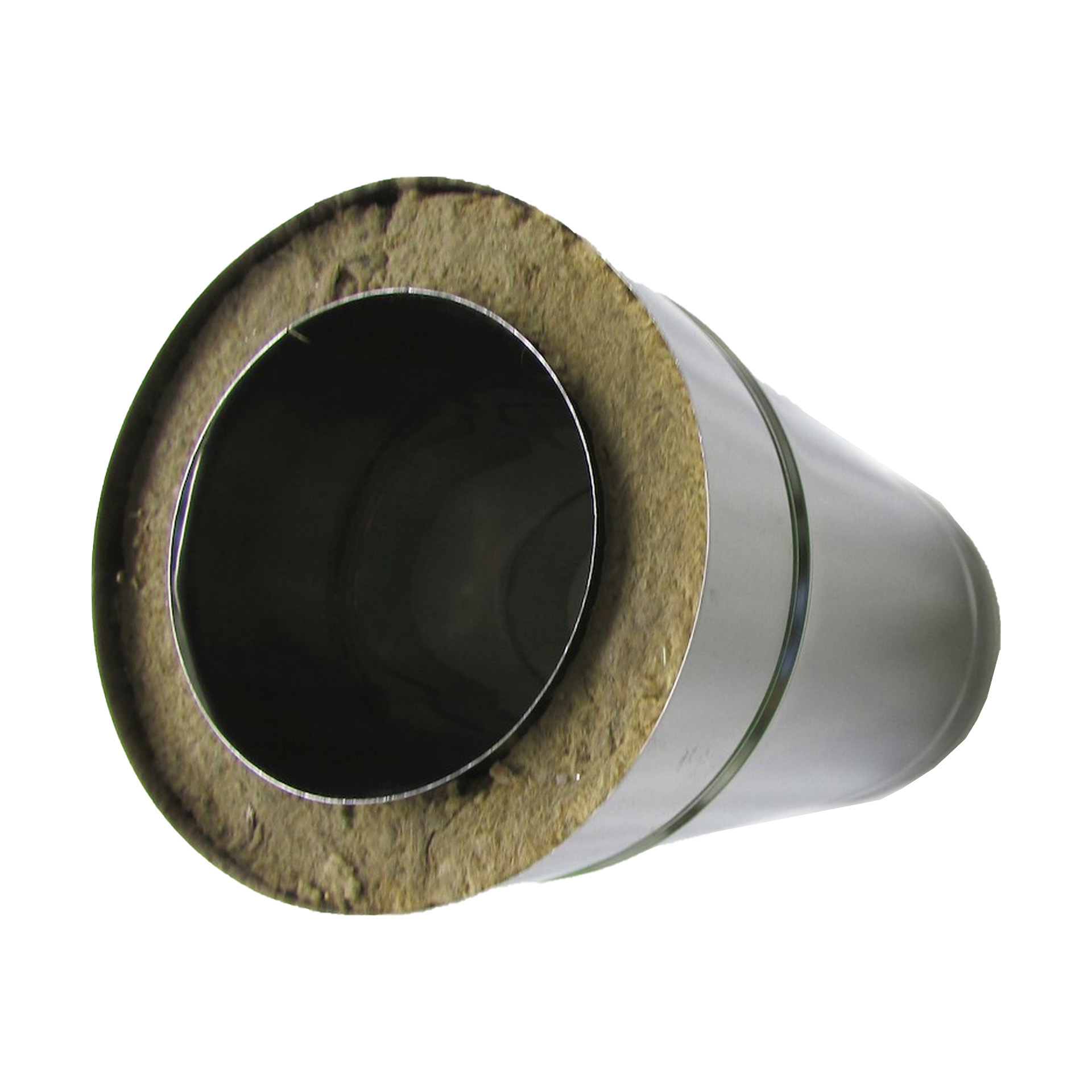 Tubo Inox Parede Dupla 1M Ø 80x130mm
