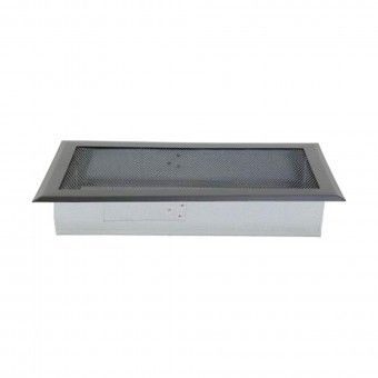 Grelha de Ventila��o com Aro 80x205mm Alum�nio/Antracite