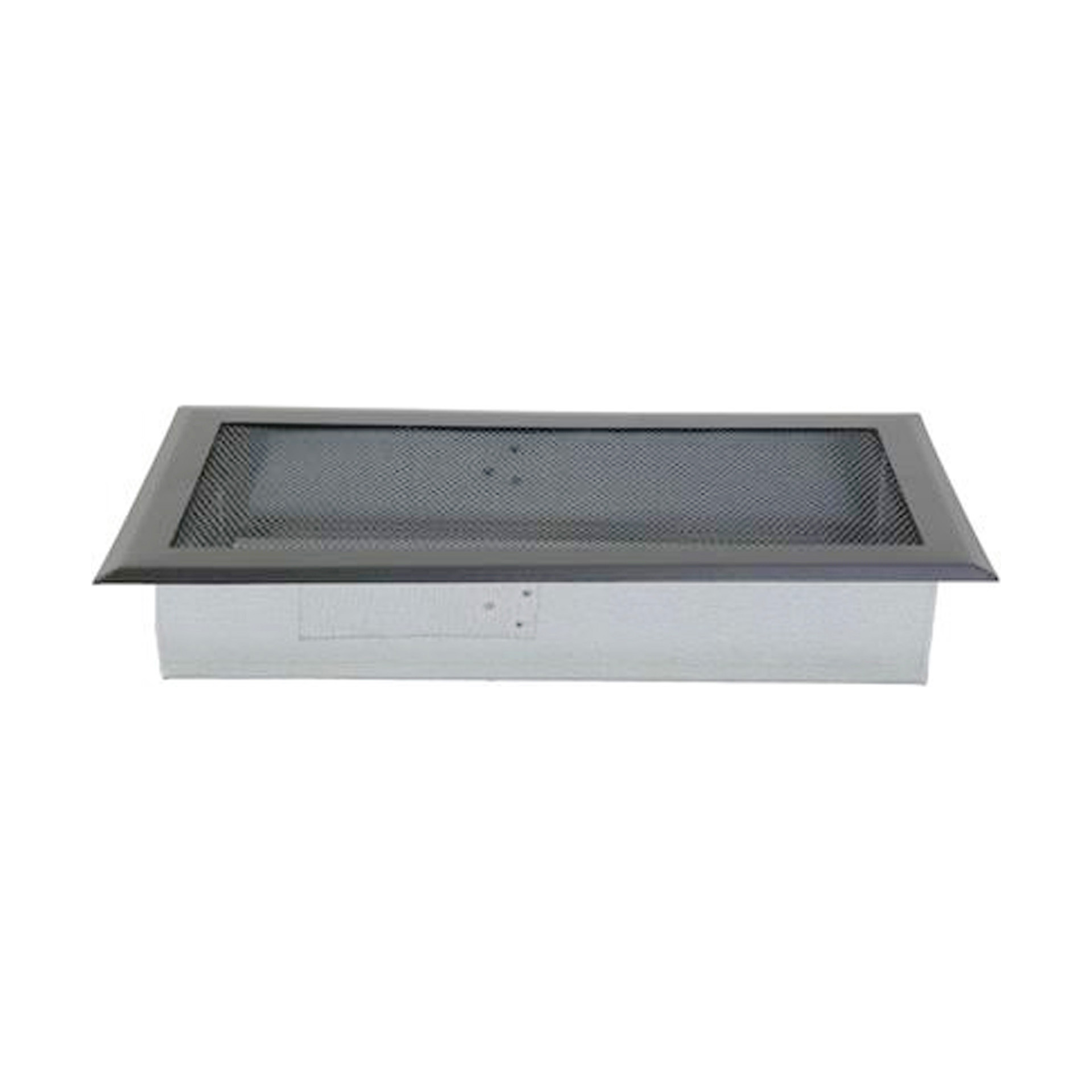 Grelha de Ventilação com Aro 80x205mm Alumínio/Antracite