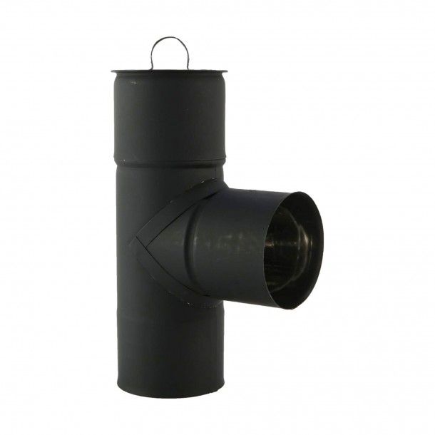 Tê com Tampo Inox Preto 0.5 Ø 120mm Tê com Tampo Inox Preto 0.5 Ø 120mm