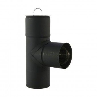 T� com Tampo Inox Preto 0.5 � 120mm