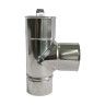 Tê Duplo Ø 100x150mm Inox 304 Tê Duplo Ø 100x150mm Inox 304
