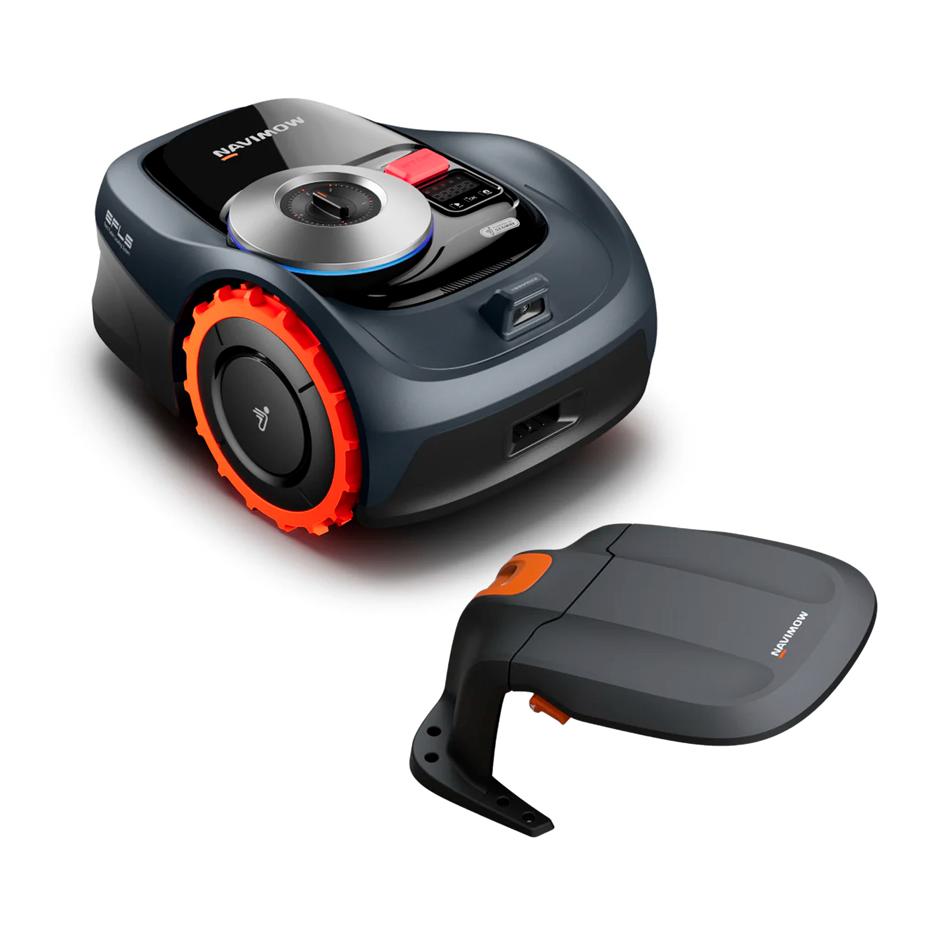 Robot Corta-Relva Navimow i108E 800m² + Garagem Modelo S Segway