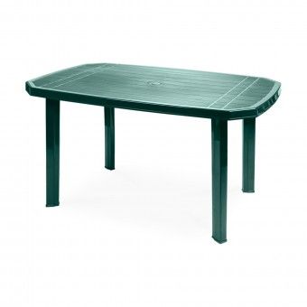 Mesa de Jardim Retangular Verde 140x90cm