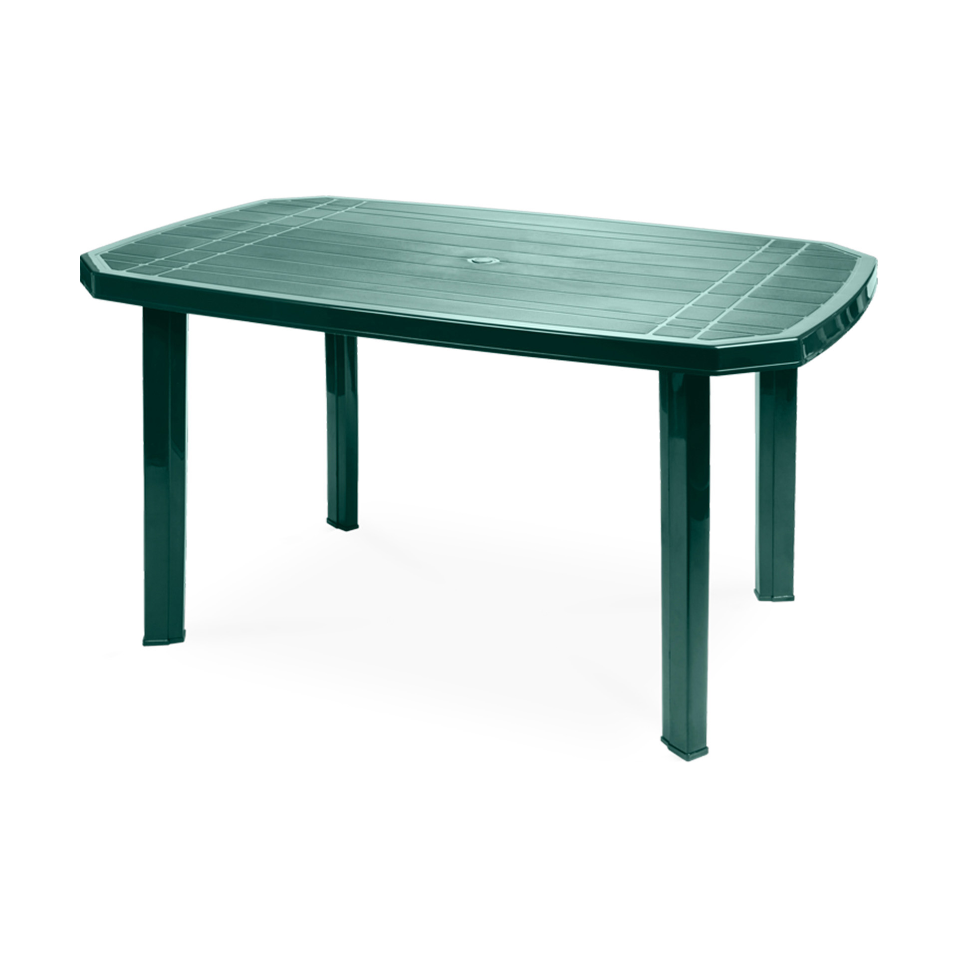 Mesa de Jardim Retangular Verde 140x90cm