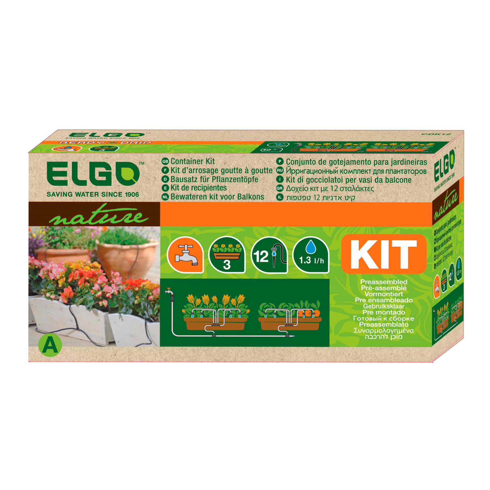 Kit Micro Rega Floreiras CDK 12 Elgo