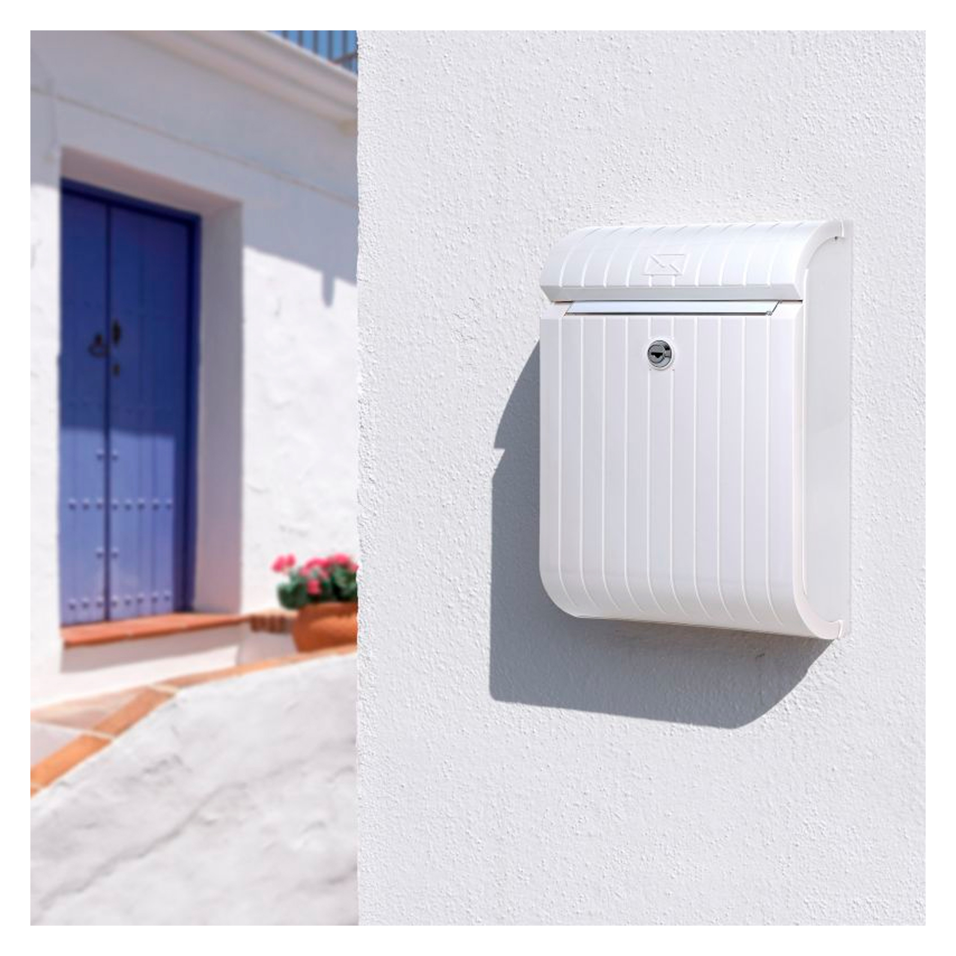 Caixa de Correio ABS Branco 252x377x110mm Tatay