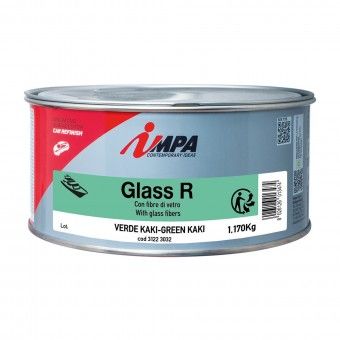 Betume de Poli�ster com Fibras Vidro e Catalizador Glass R 1,17Kg Impa