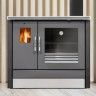 Fog�o a Lenha 6,8KW Sa�da Fumo Direita ME16 Tropical Preto Metlor