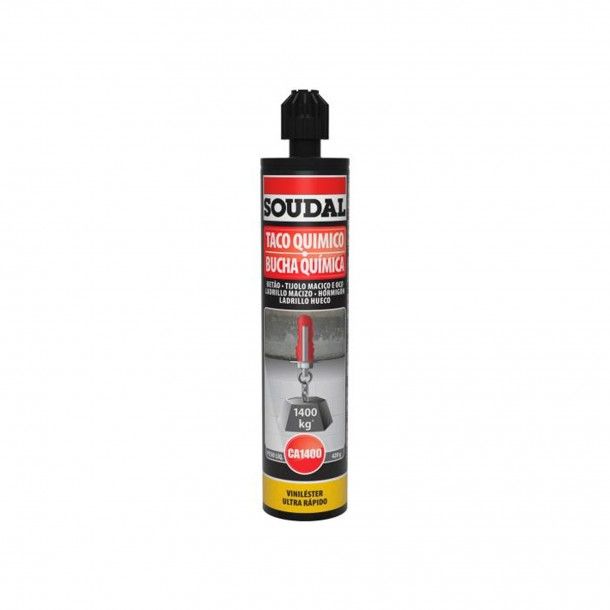 Bucha Química Soudafix CA Cinza Soudal 300ml Bucha Química Soudafix CA Cinza Soudal 300ml