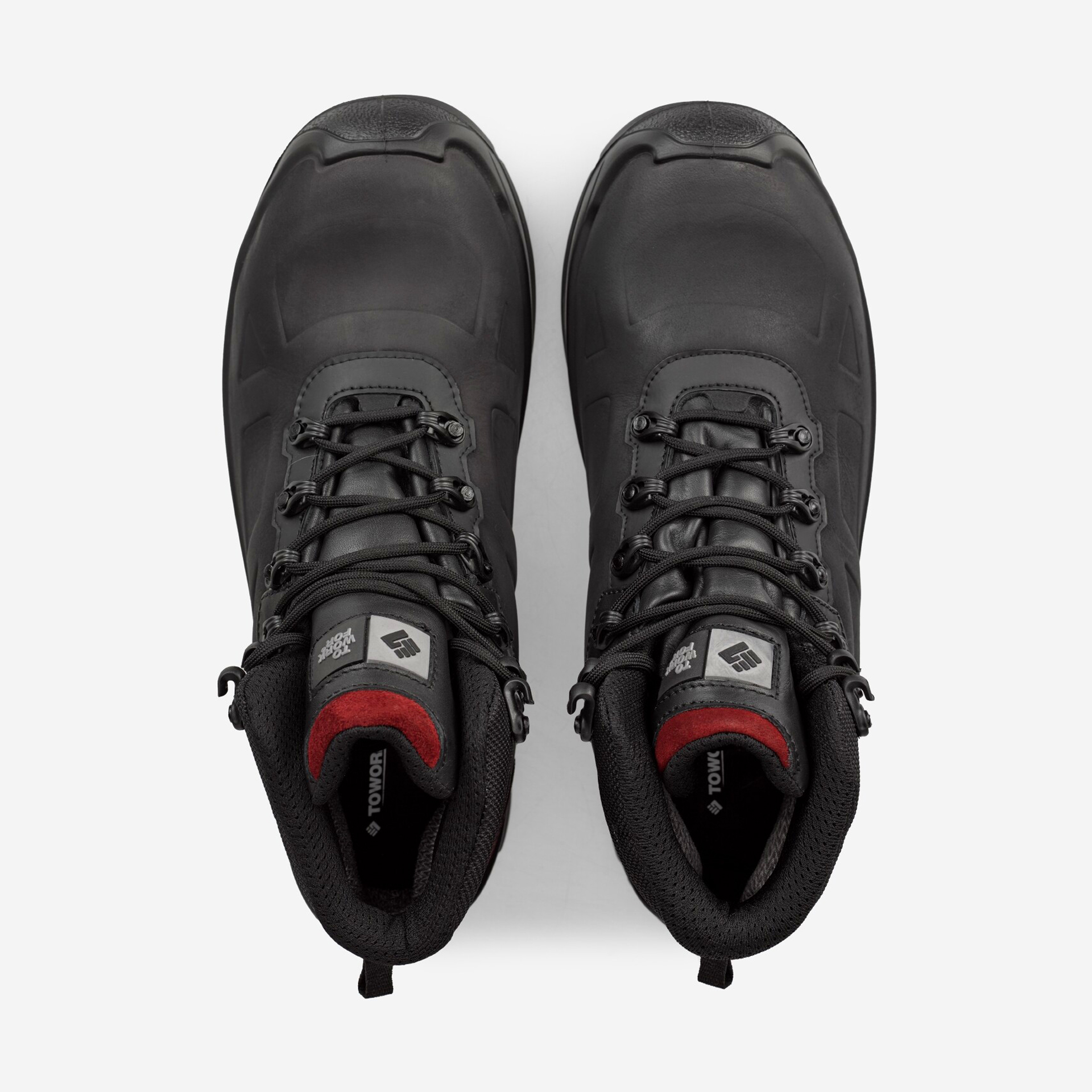 Bota de Trabalho Pele Preta com Biqueira de Carbono Watt WR ToWorkFor