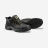 Sapato de Segurança em Pele Preta com Biqueira de Carbono Silverstone S3 ToWorkFor Sapato de Segurança em Pele Preta com Biqueira de Carbono Silverstone S3 ToWorkFor