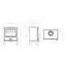 Salamandra a Lenha 5KW SFF5 Metlor Salamandra a Lenha 5KW SFF5 Metlor