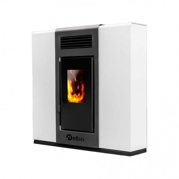 Salamandra a Pellets 10KW Slim Bali Delba Salamandra a Pellets 10KW Slim Bali Delba