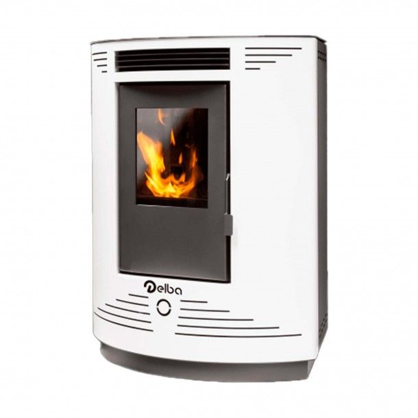 Salamandra de Canto Pellets 9KW Ibiza Delba Salamandra de Canto Pellets 9KW Ibiza Delba