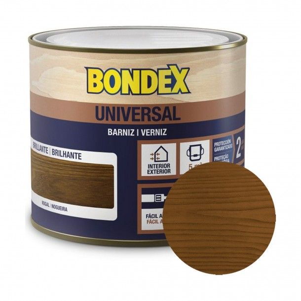 Bondex Universal Verniz para Madeira Sintético Brilhante 375ml Bondex Universal Verniz para Madeira Sintético Brilhante 375ml