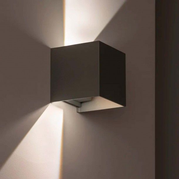 Aplique de Parede LED Saliente Cubo IP54 6W 480Lm 4000K Maxled Aplique de Parede LED Saliente Cubo IP54 6W 480Lm 4000K Maxled