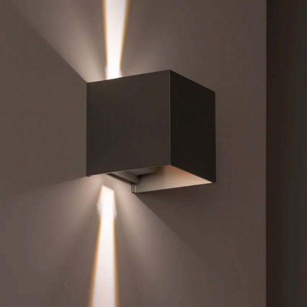Aplique de Parede LED Saliente Cubo IP54 6W 480Lm 4000K Maxled Aplique de Parede LED Saliente Cubo IP54 6W 480Lm 4000K Maxled