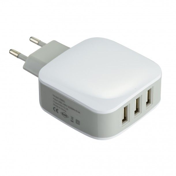 Carregador Rápido 3xUSB 5V 5.2A Carregador Rápido 3xUSB 5V 5.2A
