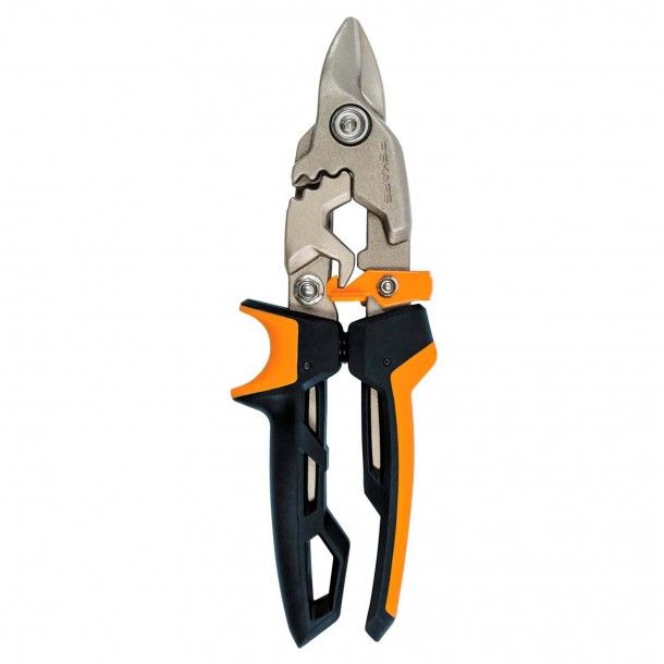 Tesoura Corta Chapas com Corte Reto 25,4mm PowerGear Fiskars Tesoura Corta Chapas com Corte Reto 25,4mm PowerGear Fiskars