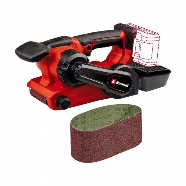 Lixadora de Rolos Brushless 75x457mm 18V sem Bateria TP-BS 18/457 Li BL Solo Einhell Lixadora de Rolos Brushless 75x457mm 18V sem Bateria TP-BS 18/457 Li BL Solo Einhell