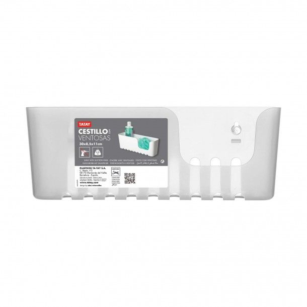 Cesto para Duche 30x11x8.5cm Glace Tatay Cesto para Duche 30x11x8.5cm Glace Tatay