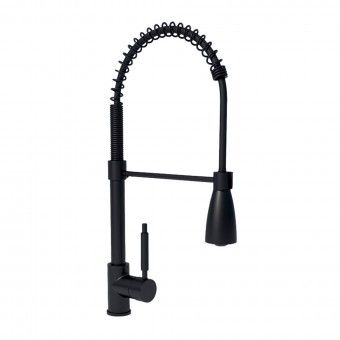 Monocomando para Cozinha Industrial Simples Prime Preto AFJ