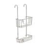 Cesto para Duche com 2 Prateleiras 56x28x15.50cm Alum�nio Tatay