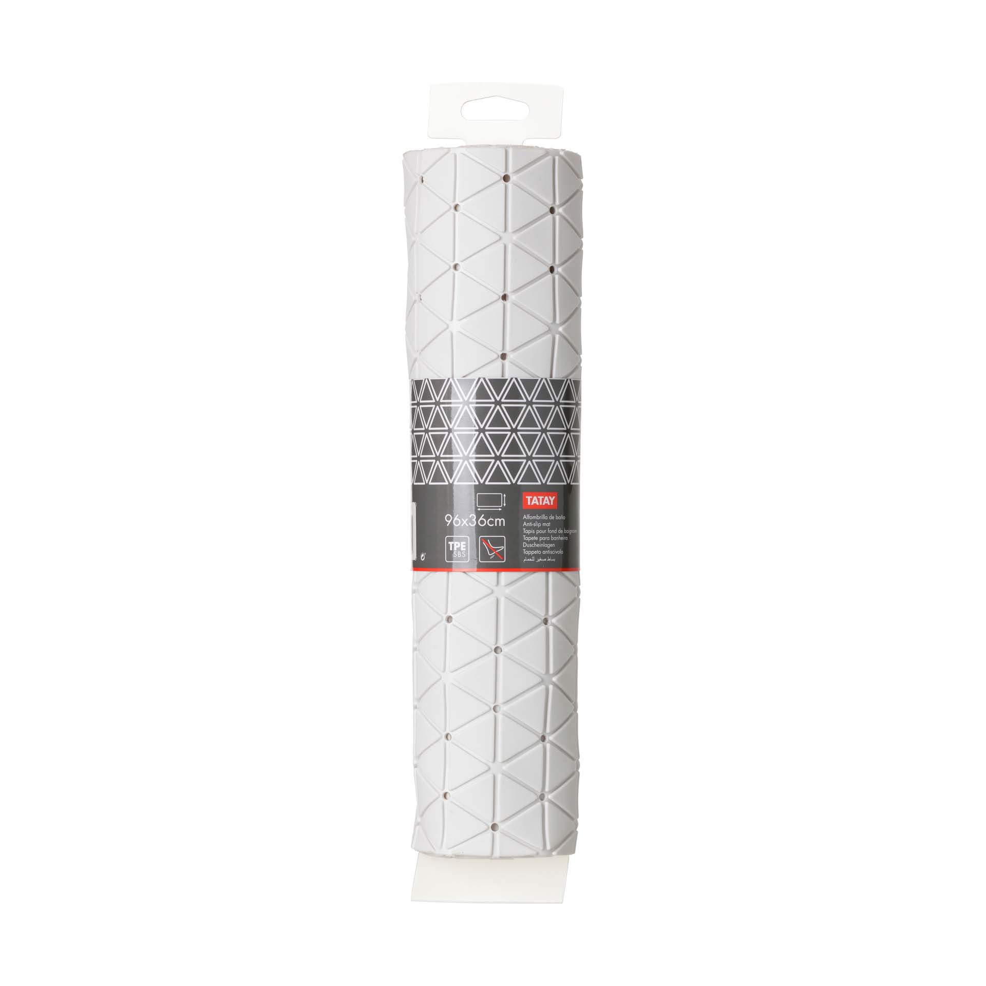 Tapete Antiderrapante 96x36cm Branco Tatay