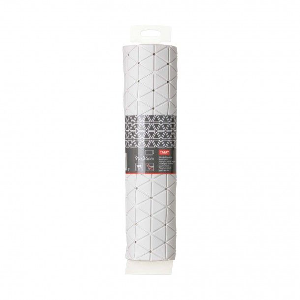 Tapete Antiderrapante 96x36cm Branco Tatay