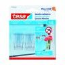 Cabide de Parede Adesivo 27x45x13mm PVC Transparente Tesa 2 Uni Cabide de Parede Adesivo 27x45x13mm PVC Transparente Tesa 2 Uni