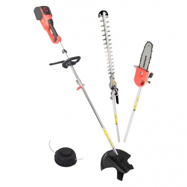 Roçadora Multifunções 36/40V 4 em 1 a Bateria Mader Roçadora Multifunções 36/40V 4 em 1 a Bateria Mader