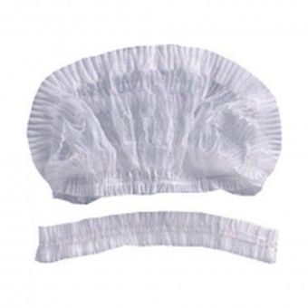 Touca Descart�vel Branca Clip 20 Uni