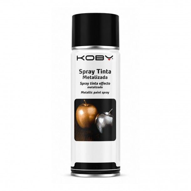 Spray Acrílico Metalizado Prata 400ml Koby Spray Acrílico Metalizado Prata 400ml Koby