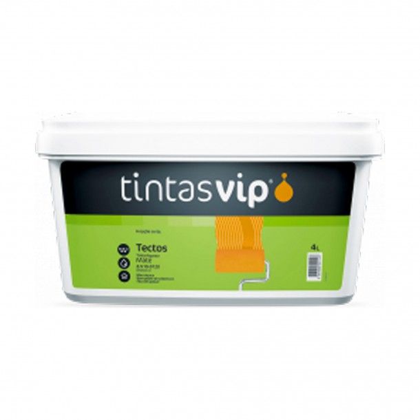 Tinta para Tetos Branco Mate 4L Vip Tinta para Tetos Branco Mate 4L Vip