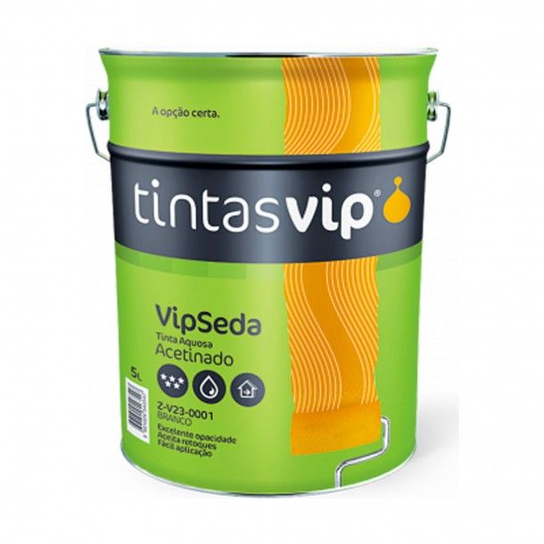 Tinta Vipsilk Acetinada Branco 15L Vip Tinta Vipsilk Acetinada Branco 15L Vip