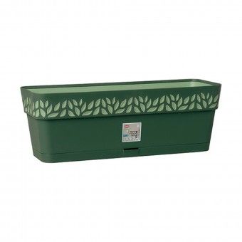 Floreira Pl�stico Cloe Verde Oliva - 50 cm