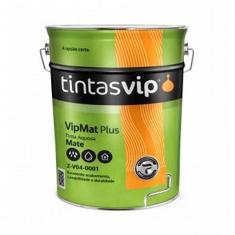 Tinta Aquosa Vipmat Plus Mate 1L Robbialac Tinta Aquosa Vipmat Plus Mate 1L Robbialac