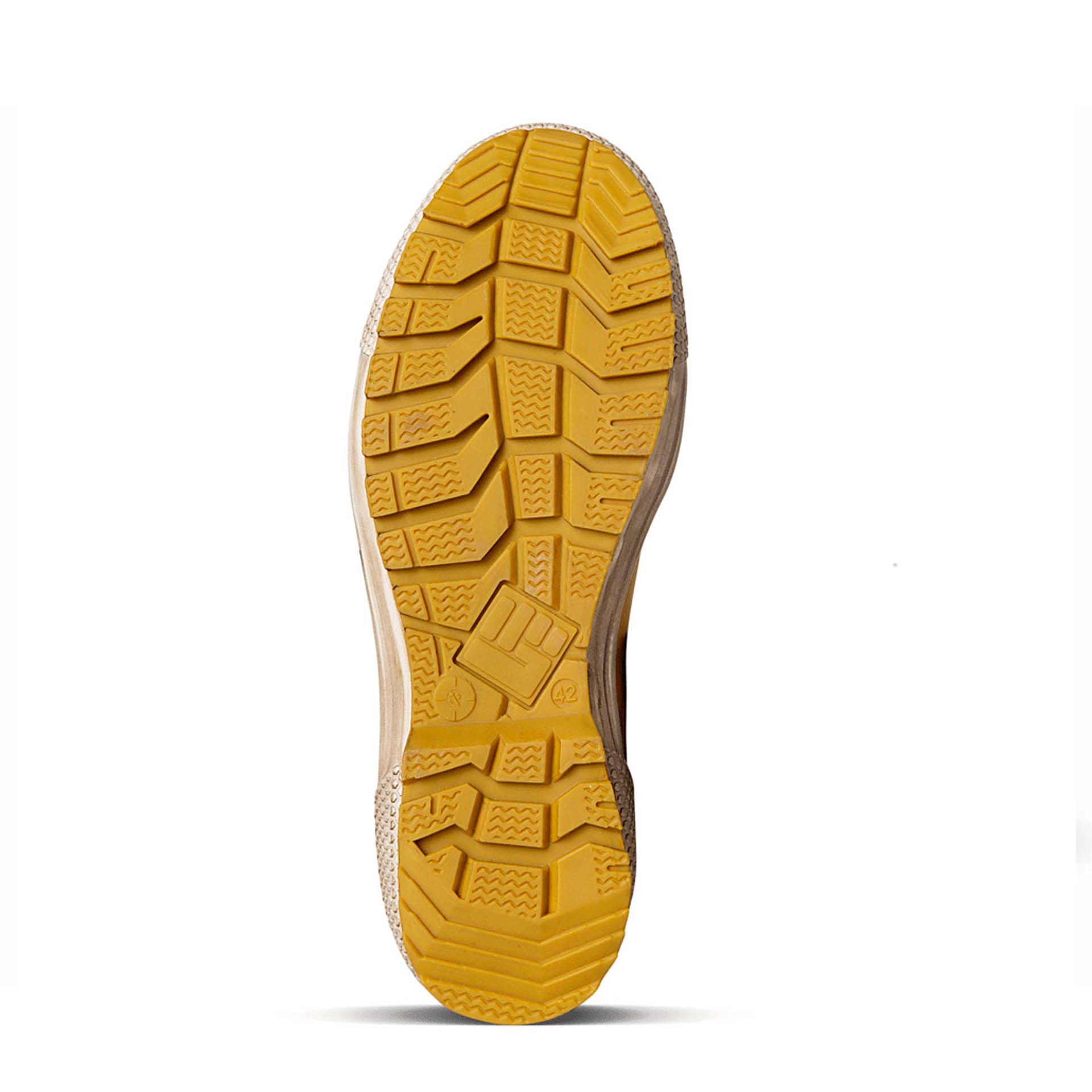 Bota de Trabalho Pele Amarela com Biqueira de Carbono Tiger S3 ToWorkFor